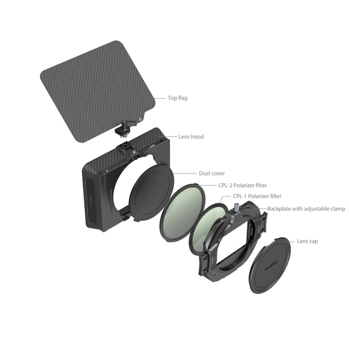 SmallRig Matte Box con morsetto regolabile e kit VND 4411