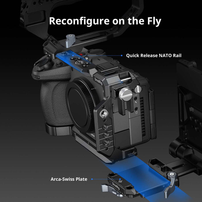 SmallRig HawkLock Cage Kit per Sony FX5 XLR Handle Kit 6777