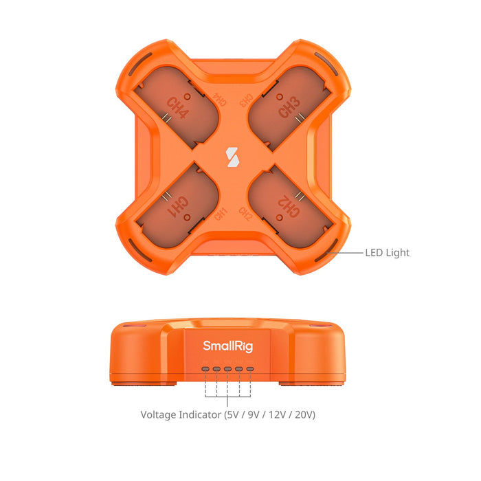 SmallRig LP-E6NH 4-Channel Battery Charger 4838