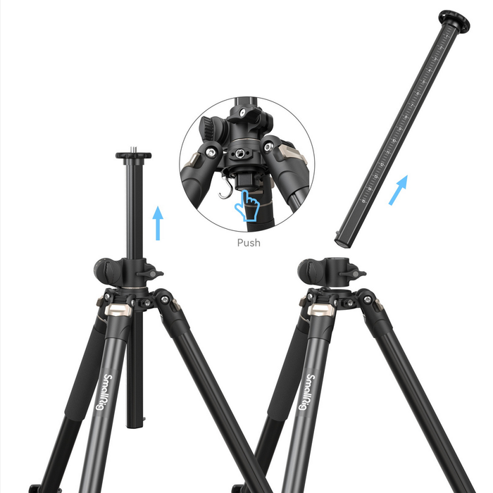 SmallRig CT200 Treppiede con Colonna Centrale Laterale 4288