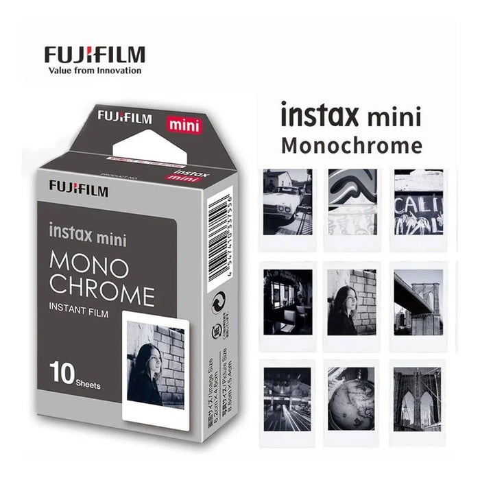 Fujifilm instax mini Monochrome – Pellicola Bianco e Nero 10 Pose