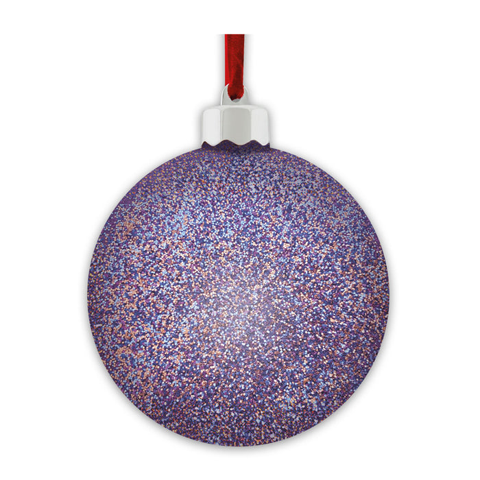 Palla di natale "Photo Snow Flake Rainbow" (10x10) - Art. SF120M1