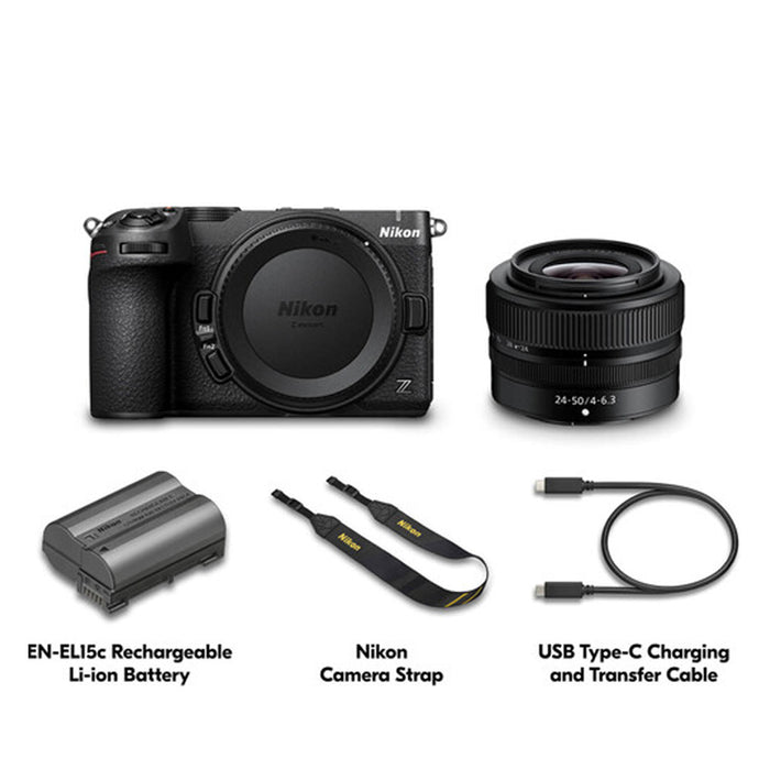 Nikon Z5IIC (BLACK)+ 24-50mm f/4-6.3 VR + SDXC 128GB
