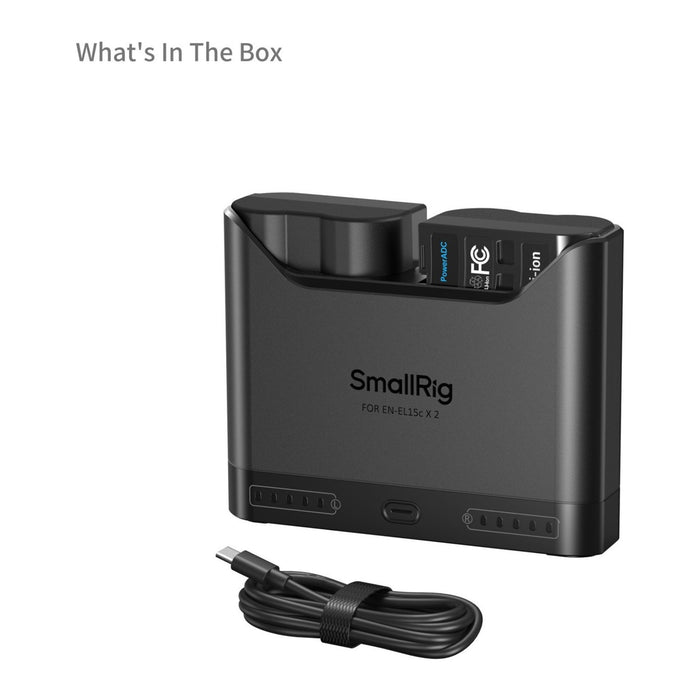 SmallRig 5486 Camera Battery Kit per Nikon EN-EL15c