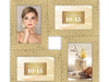 Cornice mulitpla "Gold 4Q" (4x10x15) - Art. DC284G