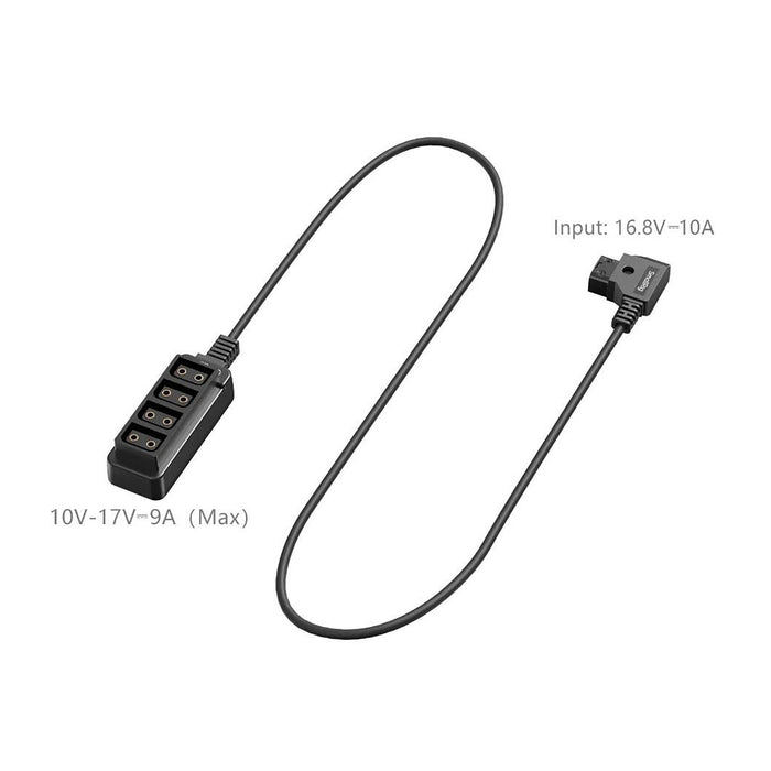SmallRig 4831 Cavo di Alimentazione D-Tap 1-to-4