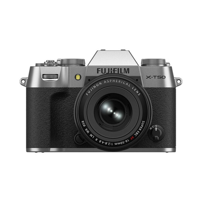 Fujifilm X-T50 + 16-50mm F2.8-4.8 (Silver) - Garanzia Fujifilm Italia
