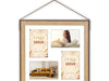 Cornice multipla in legno "Lugo 4Q" (4x10x15) - Art. YH473