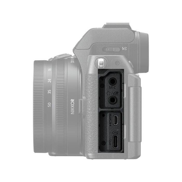 Nikon Z50II + 16-50mm f/3.5-6.3 VR + 50-250mm f/4.5-6.3 VR + SD Lexar 128GB - Garanzia 6 anni Nital
