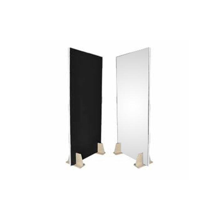 Trux Pannelli di polistirolo 2x1m Bianco/Nero - Set da 4