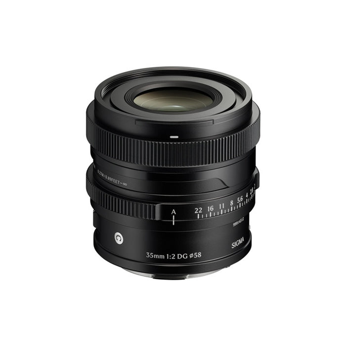 Sigma BF Black + Obiettivo Sigma 35mm F2 C (L-Mount) Black I-Series