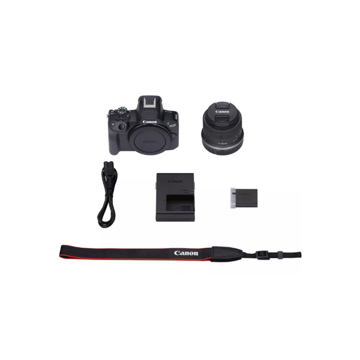 Canon EOS R50 + obiettivo  RF-S 18-45mm F4.5-6.3 IS STM - Garanzia Canon Italia