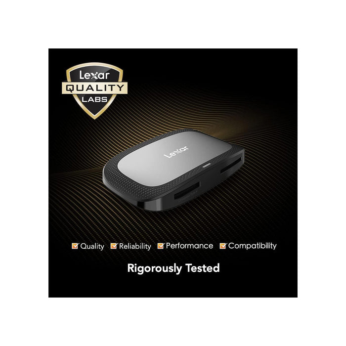 Lexar Lettore professionale USB 3.2 Gen 2 per schede CFexpress tipo A e SD UHS-II
