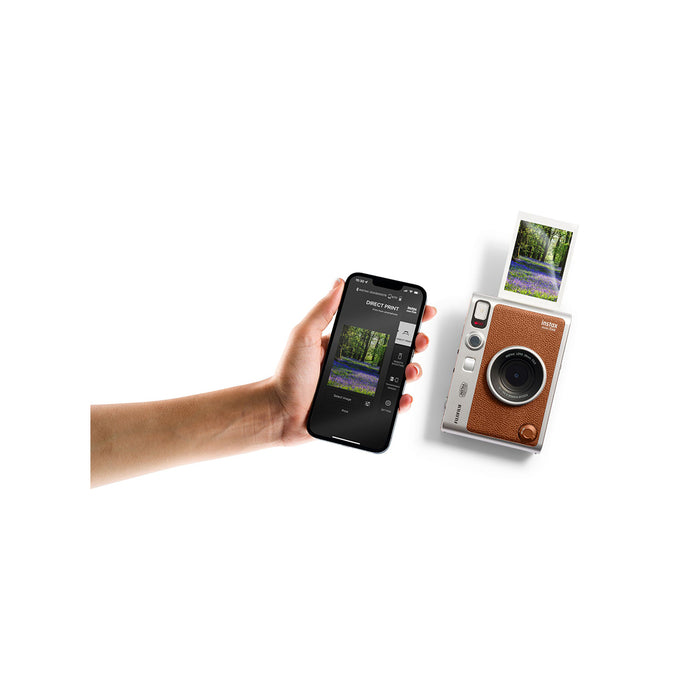 Fujifilm Instax Mini Evo Hybrid (Brown)- Garanzia Fujifilm Italia