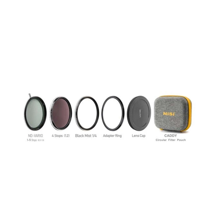 Kit NiSi Swift VND Mist 1-9 Stops (1-5 Stops VND, 4 Stop ND, Black Mist 1/4) 67mm/72mm/77mm