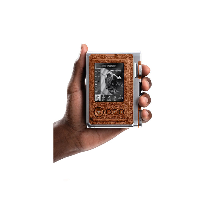 Fujifilm Instax Mini Evo Hybrid (Brown)- Garanzia Fujifilm Italia