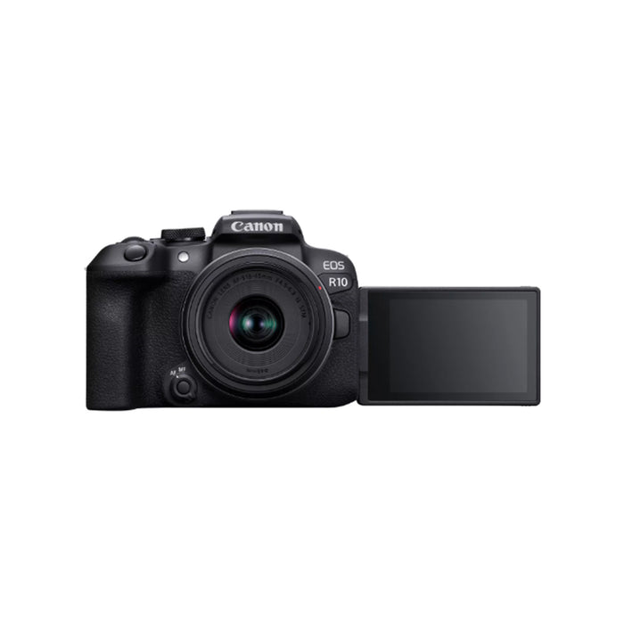 Canon EOS R10 + obiettivo RF-S 18-45mm F4.5-6.3 IS STM - Garanzia Canon Italia