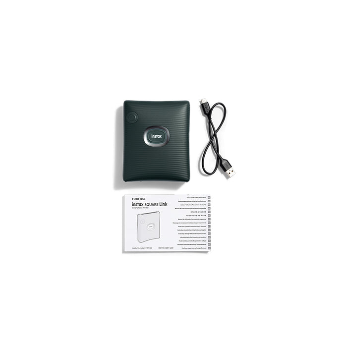 Fujifilm Instax Square Link (Midnight Green) - Garanzia Fujifilm Italia