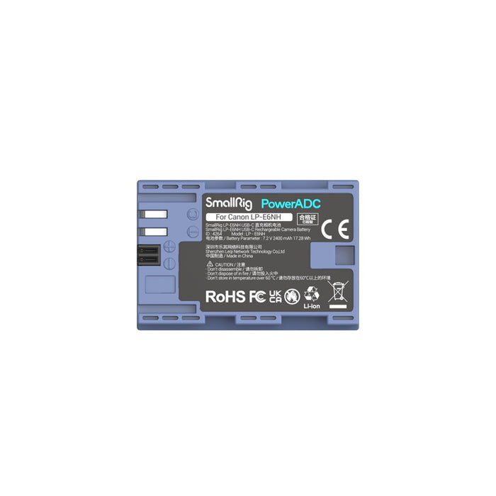 SmallRig LP-E6NH Batteria ricaricabile per fotocamera USB-C - Art. SR4264